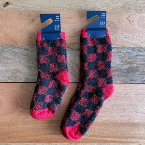 2 pack GAP cozy crew socks S/M & L/XL New with tags!